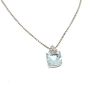 Collana Soranzo Gioielli Donna Pietre Preziose in Oro bianco Acquamarina 1.00 Ct LT10388907 - LT10388907